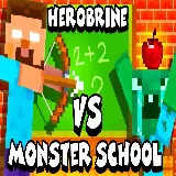 Herobrine vs Monster School